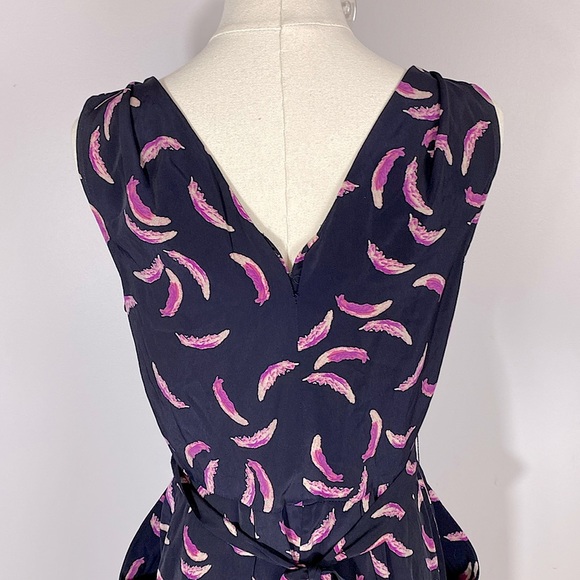 Yoana Baraschi feather dress with front pockets size 6 - Picture 8 of 16